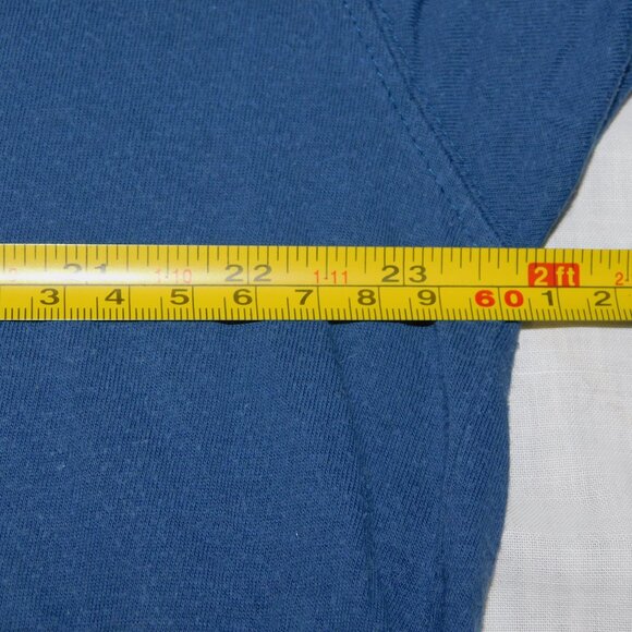 Disney Store VTG Winnie Pooh Christmas nightgown night T Shirt  Blue one size - Picture 9 of 10